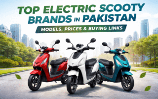 Top Electric Scooty Brands in Pakistan