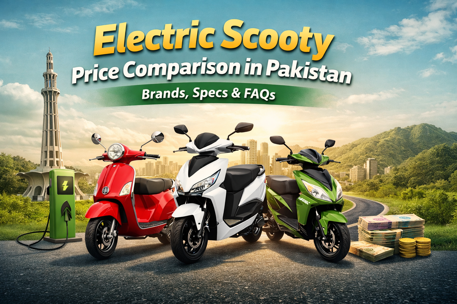 Electric Scooty Price Comparison in Pakistan